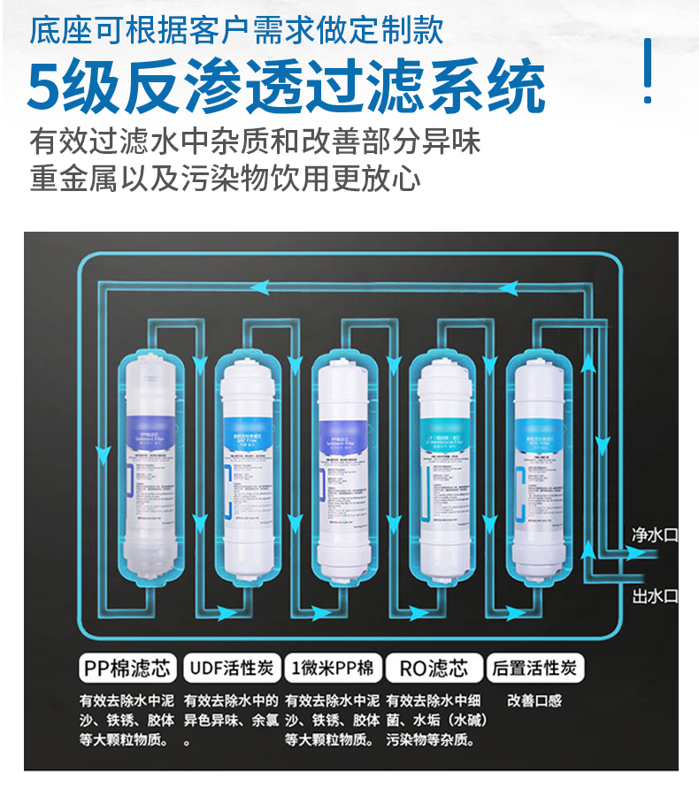 適合80人用教師辦公室步進式雙聚能開水器商用直飲開水機