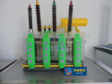 長沙科威模型制造220KV-110KV-35KV變電站模擬裝置、220KV有載調壓電力變壓器仿真模型、電力輸變電系統工藝流程實訓沙盤KWDL-SX9米X2米