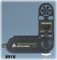 迷你型风速/风温/湿度计/迷你型风速风温湿度计/气象仪  型号：HAD-AZ8918