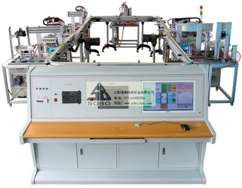 模块式柔性自动环形生产线及工厂智能机器人应用实验系统
