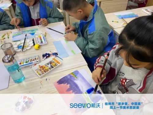 感受家鄉的魅力 | 希沃助力桂林市“家鄉美、中國美”同上一節美術思政課圓滿落幕！