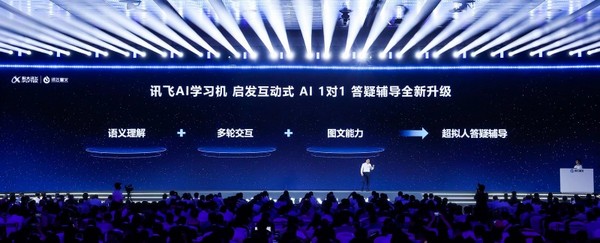 最強“AI輔學”來了！訊飛AI學習機“上新”AI1對1答疑輔導，錯題解決率增至93%