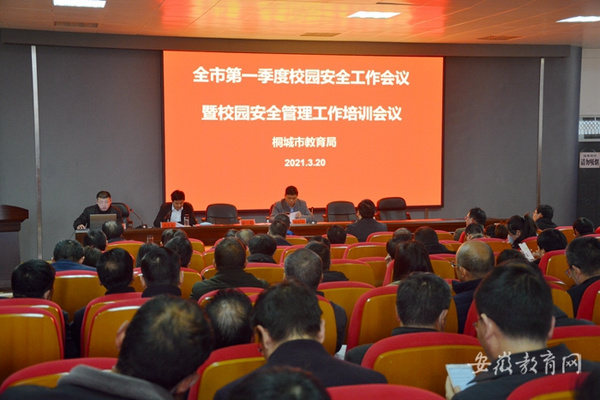安徽桐城市教育局扎實推進平安校園建設
