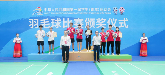 中國地質大學（武漢）學子在首屆學青會羽毛球高校組比賽中獲佳績