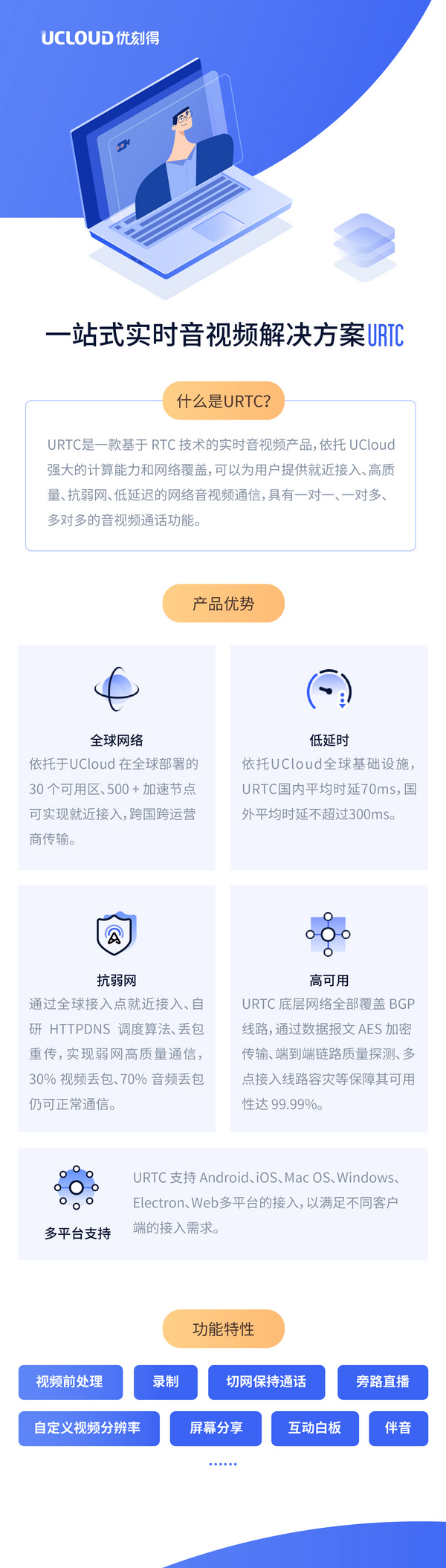 UCloud优刻得发起云上教育联盟 为全国教育机构提供在线教育解决方案