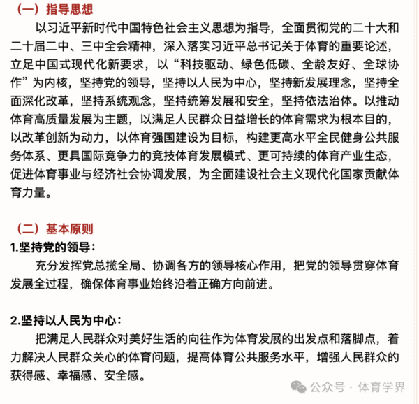 《“十五五”体育规划（2026-2030）》