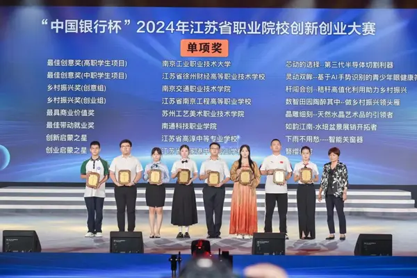 2024年江蘇省職業院校創新創業大賽圓滿落幕