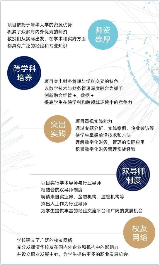 清华大学高级财务管理与大数据硕士项目2024级招生简章
