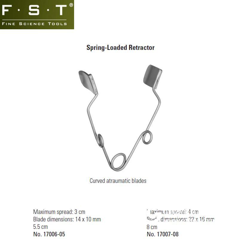 彈簧式牽開器（雙葉） FST撐開器17006-05 FST撐開器17007-08
