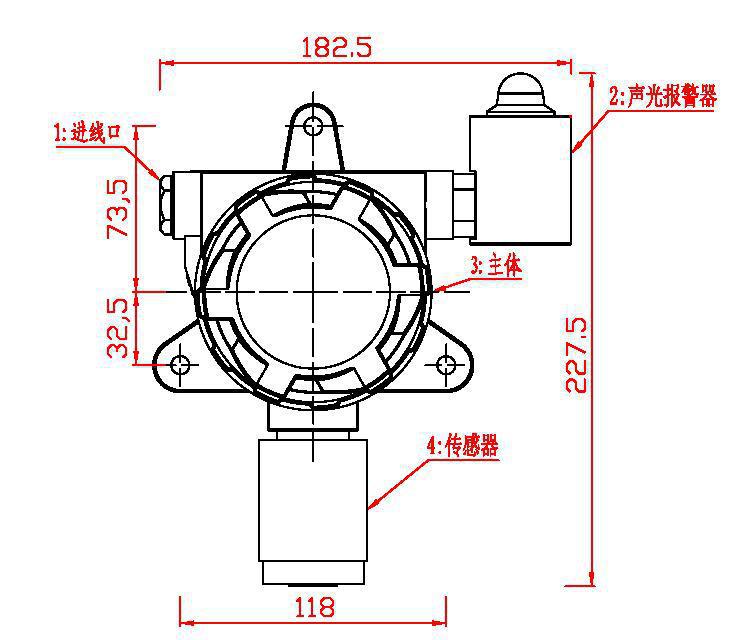 固定式四氢噻吩检测仪