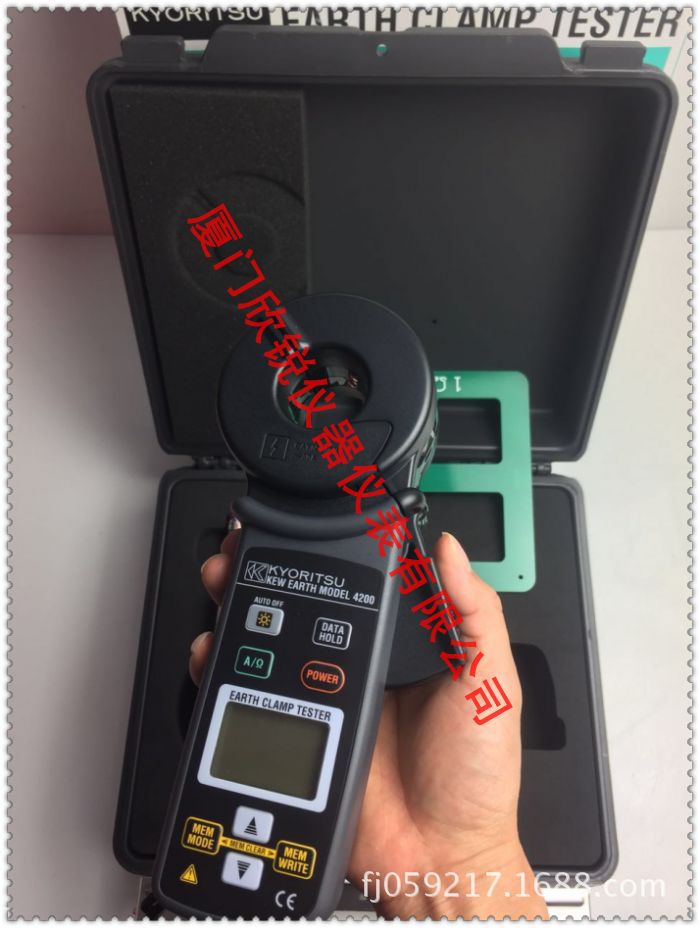 KEW4200克列茨钳形接地电阻仪电力接地测试KEW4202
